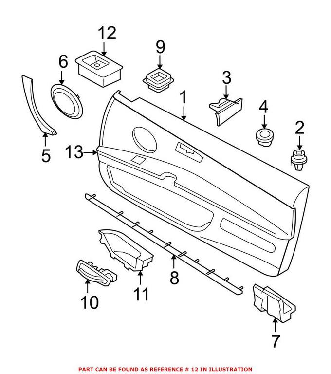 BMW Door Window Switch 61316957820